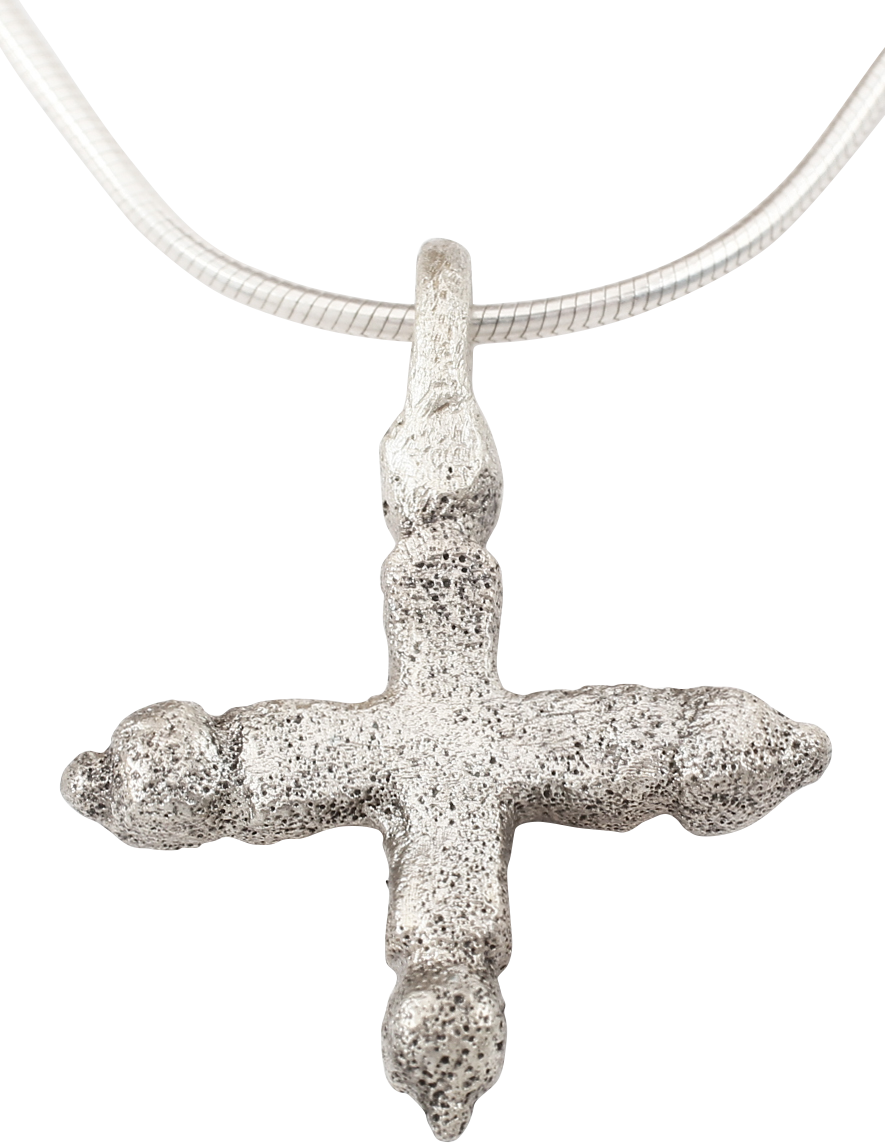 EARLY CHRISTIAN CROSS NECKLACE C.800-1000 AD - Picardi Jewelry