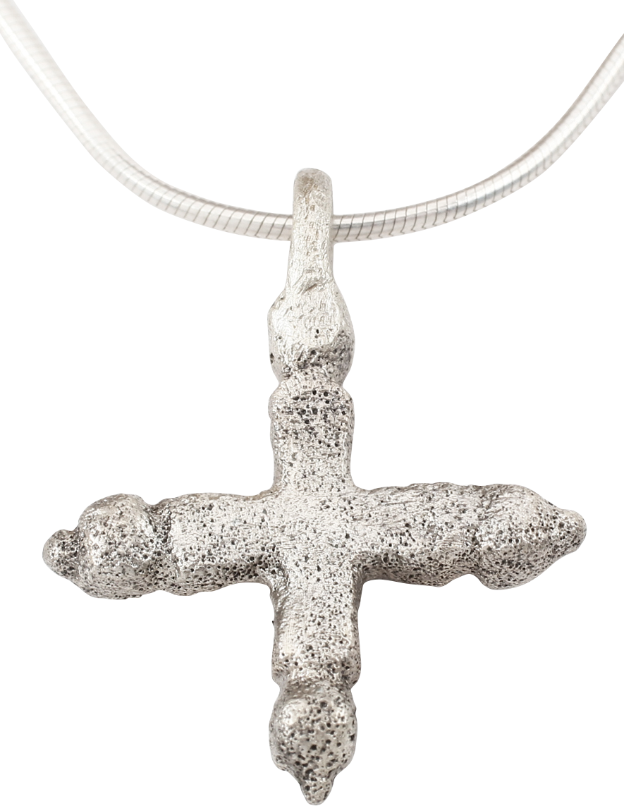 EARLY CHRISTIAN CROSS NECKLACE C.800-1000 AD - Picardi Jewelers