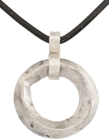 CELTIC PROSPERITY RING NECKLACE C.400-100 BC - Picardi Jewelry
