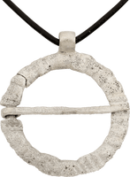 VIKING PROTECTIVE BROOCH NECKLACE, 10th CENTURY AD - Picardi Jewelry