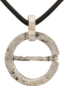 VIKING PROTECTIVE BROOCH NECKLACE, 10th-11th CENTURY AD - Picardi Jewelers