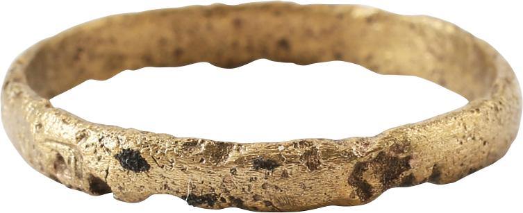  - ANCIENT VIKING WEDDING RING C.850-1050 AD SIZE 10 ¾