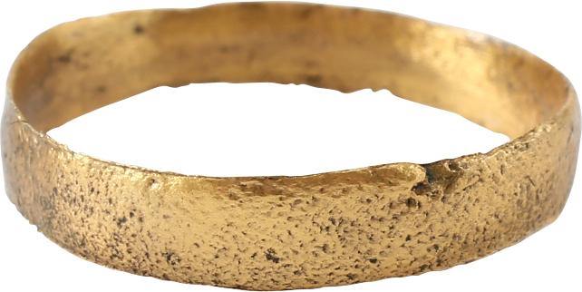  - ANCIENT VIKING WEDDING RING C.850-1050 AD SIZE 10 ¼