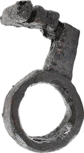 ROMAN/MEDIEVAL KEY RING, 4TH-8TH CENTURY AD, SIZE 4 1/2 - Picardi Jewelry