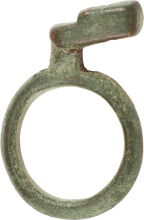 ROMAN KEY RING, 1st-3rd CENTURY AD, SIZE 5 - Picardi Jewelry