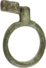 ROMAN KEY RING, 1st-3rd CENTURY AD, SIZE 5 - Picardi Jewelry