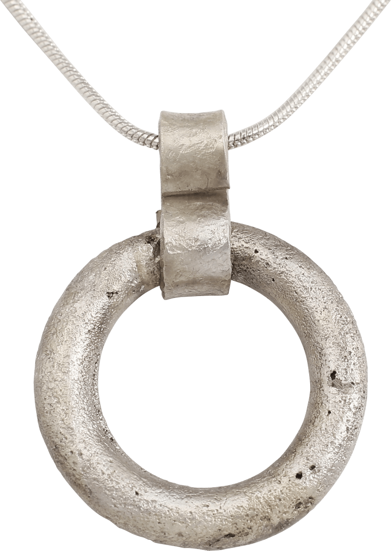 CELTIC PROSPERITY RING NECKLACE, C.400-100 BC - Picardi Jewelry