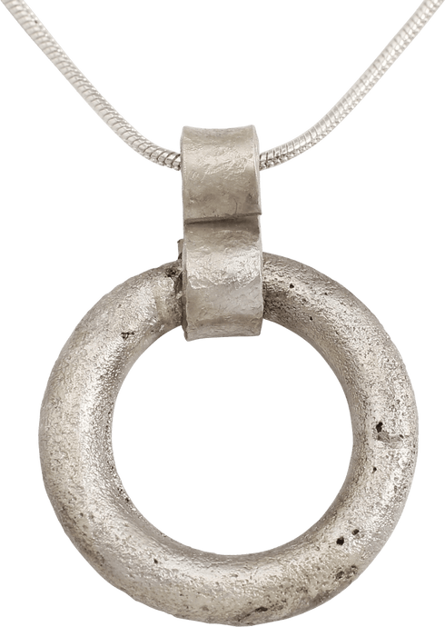 CELTIC PROSPERITY RING NECKLACE, C.400-100 BC - Picardi Jewelry