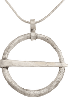 VIKING PROTECTIVE ARMOR BROOCH NECKLACE, 10th-11th CENTURY AD - Picardi Jewelry