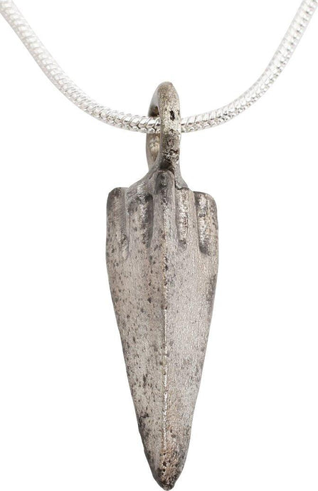 FINE GREEK ARROWHEAD PENDANT NECKLACE, 300-100 BC - Picardi Jewelry