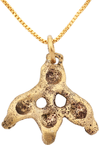 MEDIEVAL TREFOIL PENDANT, 10th-15th CENTURY - Picardi Jewelry