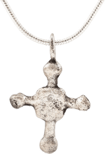 MEDIEVAL CHRISTIAN CROSS NECKLACE C.800-1000 AD - Picardi Jewelers