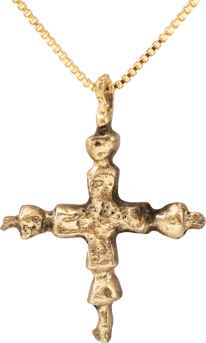 FINE EUROPEAN CONVERT’S CROSS NECKLACE, C.800-1000 AD - Picardi Jewelry