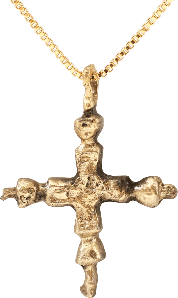 FINE EUROPEAN CONVERT’S CROSS NECKLACE, C.800-1000 AD - Picardi Jewelers