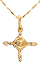 NORTHERN EUROPEAN CONVERT’S CROSS NECKLACE, 9th-10th CENTURY - Picardi Jewelry