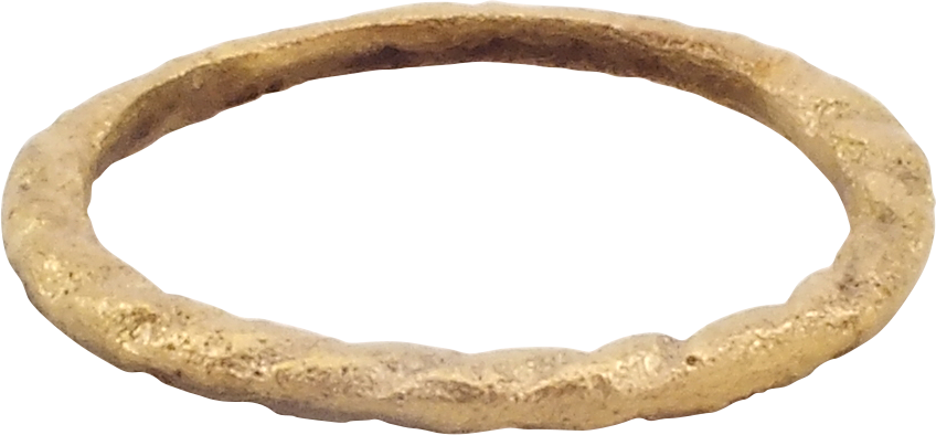 VIKING ROPED OR TWIST WEDDING RING, C.866-1067 AD, SIZE 9 1/2 - Picardi Jewelry