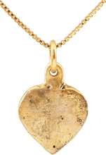 FINE VIKING HEART PENDANT NECKLACE, C.900-1050 AD - Picardi Jewelers