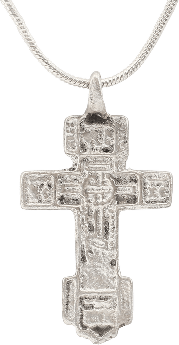 FINE EUROPEAN CHRISTIAN CROSS NECKLACE, 17th-18th CENTURY - Picardi Jewelry