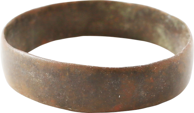 Rare Copper Viking Ring, 900-1050 AD, Size 11 1/2
