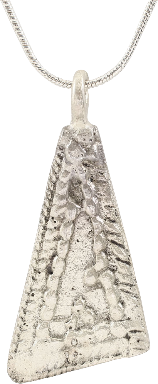 RARE VIKING WARRIOR’S BRACELET PENDANT NECKLACE, 10th-11th CENTURY AD - Picardi Jewelry