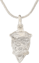 ANCIENT VIKING HEART PENDANT NECKLACE, C.850-1050 AD - Picardi Jewelers