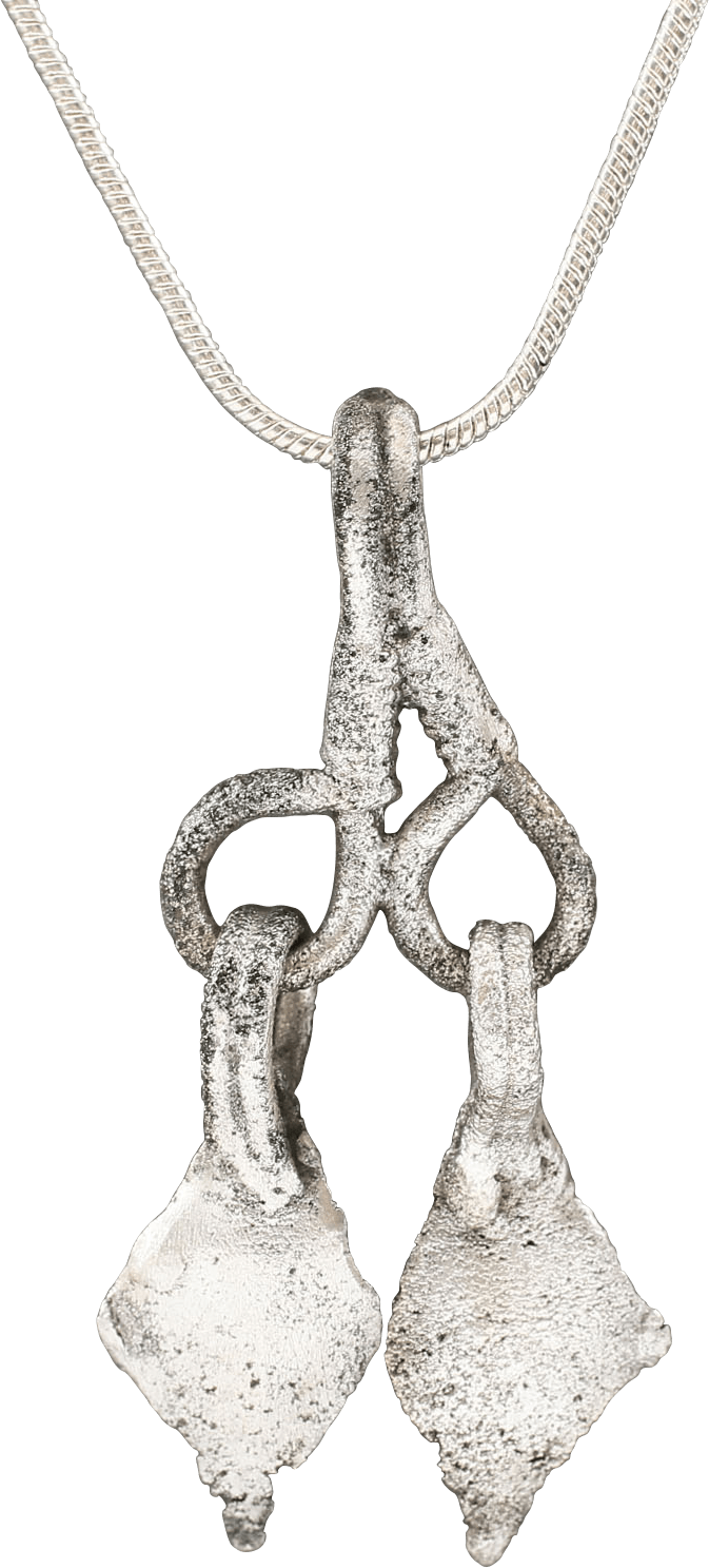 RARE VIKING SORCERESS' AMULET NECKLACE, 10TH-11TH CENTURY AD - Picardi Jewelry