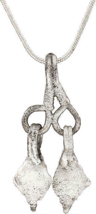RARE VIKING SORCERESS' AMULET NECKLACE, 10TH-11TH CENTURY AD - Picardi Jewelry