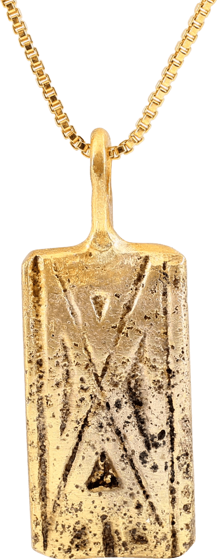 RARE VIKING WARRIOR’S BRACELET PENDANT NECKLACE, 10th-11th CENTURY AD - Picardi Jewelers