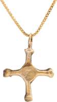 EUROPEAN CROSS NECKLACE, 9th-12th CENTURY - Picardi Jewelry