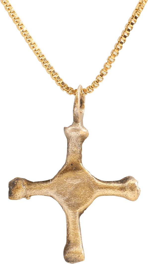 EUROPEAN CROSS NECKLACE, 9th-12th CENTURY - Picardi Jewelers