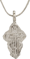 EASTERN EUROPEAN CHRISTIAN CROSS NECKLACE - Picardi Jewelry