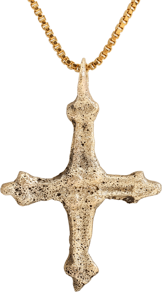 FINE EARLY CHRISTIAN CONVERT’S CROSS NECKLACE, 9th-11th CENTURY AD - Picardi Jewelers