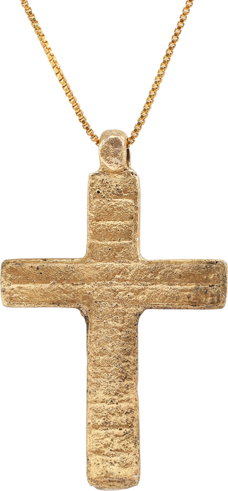  - LARGE EASTERN EUROPEAN CROSS NECKLACE, 17TH-18TH C.