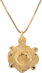 ANCIENT VIKING HEART PENDANT NECKLACE, 900-1050 AD - Picardi Jewelers