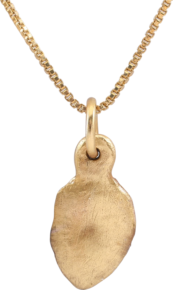 GOOD VIKING HEART PENDANT NECKLACE, 9th-10th CENTURY AD - Picardi Jewelry