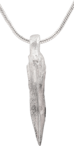 CELTIC ARROWHEAD PENDANT NECKLACE, 400-100 BC - Picardi Jewelers