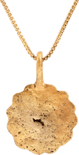 ROMAN WHEEL OF FORTUNE AMULET NECKLACE, 3RD-6TH CENTURY AD - Picardi Jewelers