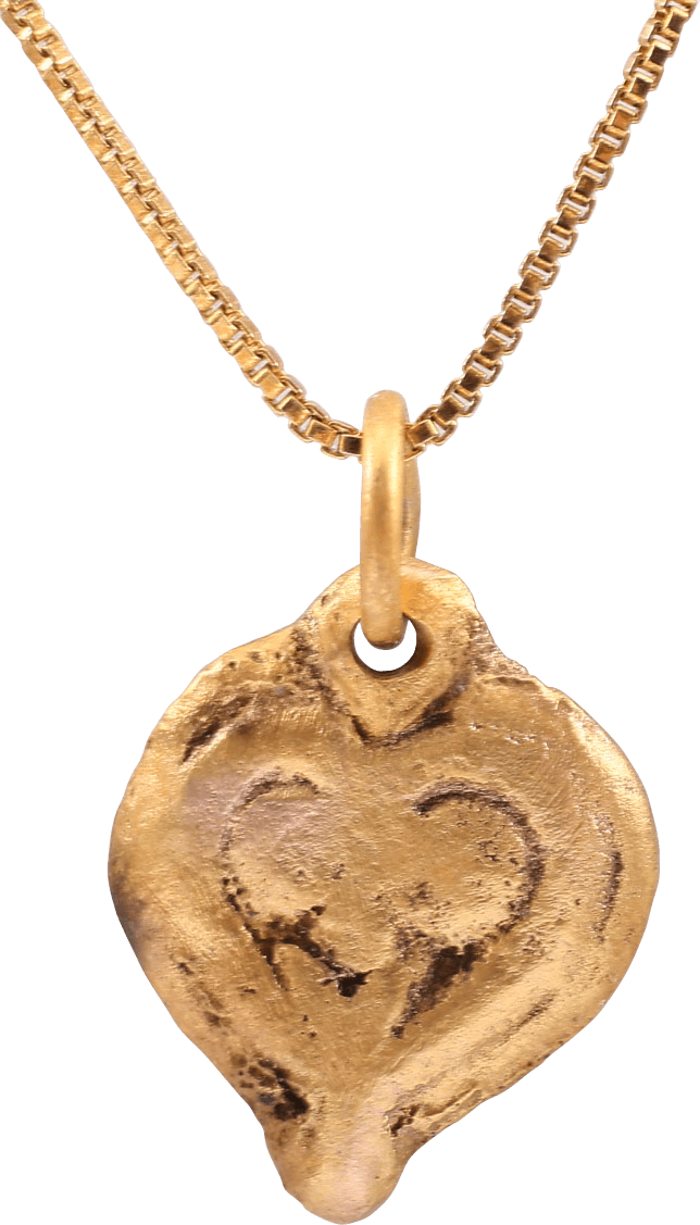FINE VIKING HEART NECKLACE, 10TH-11TH CENTURY AD - Picardi Jewelry
