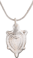  - ANCIENT VIKING HEART PENDANT NECKLACE, 900-1050 AD (7601687855278)