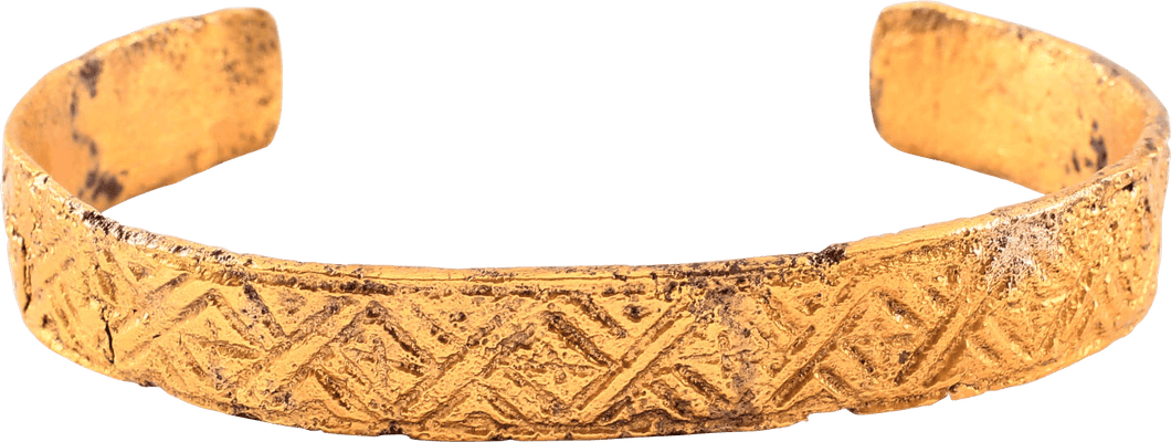  - VIKING GILT BRACELET, C.850-1050 AD