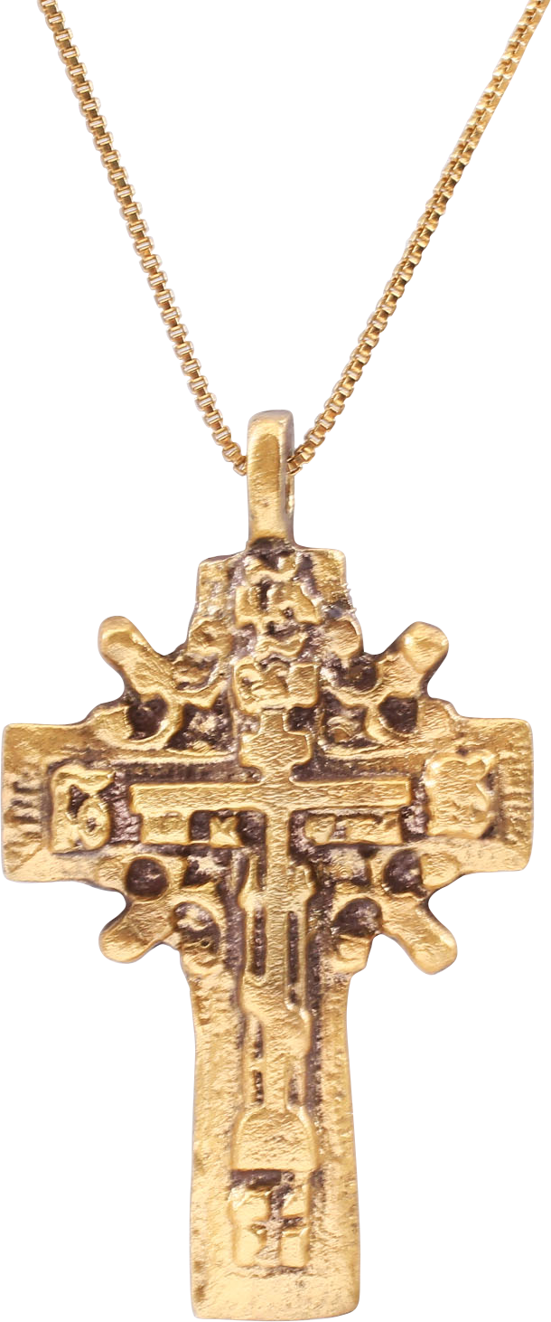 SPECTACULAR EASTERN EUROPEAN CROSS, 15TH-17TH CENTURY - Picardi Jewelry