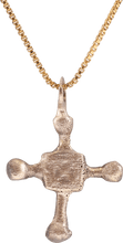 MEDIEVAL CHRISTIAN CROSS NECKLACE, C.800-1000 AD - Picardi Jewelers