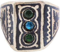 COSSACK WARRIOR'S RING, SIZE 7 1/4 - Picardi Jewelry