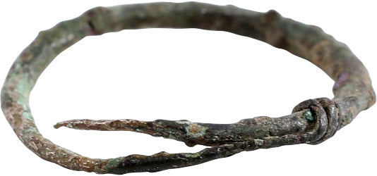 CELTIC FINGER RING, C. 500-100 BC, SIZE 2 1/2 (8202680139950)