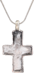 Fine Pilgrim's Medieval Reliquary Cross Necklace