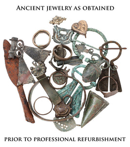 ANCIENT VIKING HEART PENDANT NECKLACE, C.850-1050 AD - Fagan Arms (8202664116398)