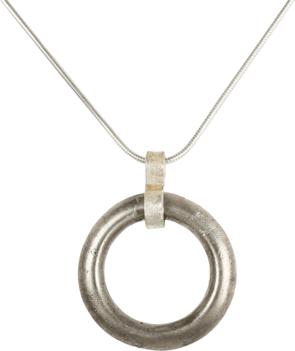 CELTIC PROSPERITY RING NECKLACE C.400-100 BC - Picardi Jewelry