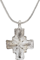 CHARMING EUROPEAN PILGRIM'S OR CRUSADER’S CROSS - Picardi Jewelry