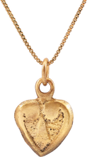 ANCIENT VIKING HEART PENDANT NECKLACE C.850-1050 AD - Fagan Arms