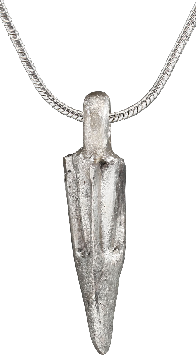 ROMAN ARROWHEAD NECKLACE PENDANT, 1ST-3RD CENTURY AD - Picardi Jewelry
